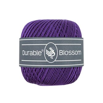 Durable  Blossom brei- en haakgaren - Violet  50 gram - 280 meter 100% katoen