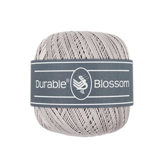 Durable  Blossom brei- en haakgaren -  Light Grey  50 gram - 280 meter 100% katoen