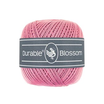 Durable  Blossom brei- en haakgaren - Old Rose 50 gram - 280 meter 100% katoen