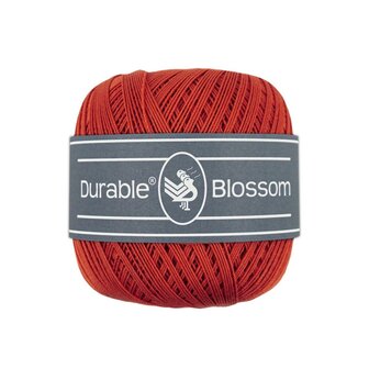 Durable  Blossom brei- en haakgaren -  Brick  50 gram - 280 meter 100% katoen