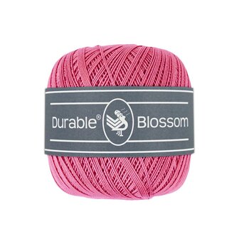 Durable  Blossom brei- en haakgaren -  Raspberry  50 gram - 280 meter 100% katoen