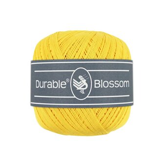 Durable  Blossom brei- en haakgaren -  Bright Yellow  50 gram - 280 meter 100% katoen