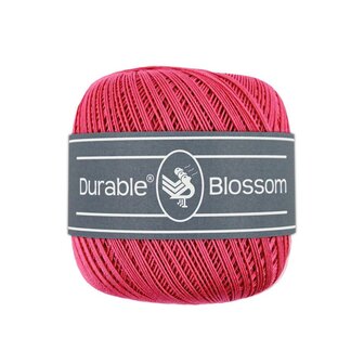 Durable  Blossom brei- en haakgaren -  Holly Berry  50 gram - 280 meter 100% katoen