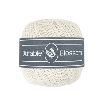 Durable  Blossom brei- en haakgaren -  Ivory  50 gram - 280 meter 100% katoen