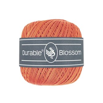Durable  Blossom brei- en haakgaren -  Dusty Orange  50 gram - 280 meter 100% katoen
