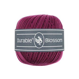 Durable  Blossom brei- en haakgaren -  Plum  50 gram - 280 meter 100% katoen