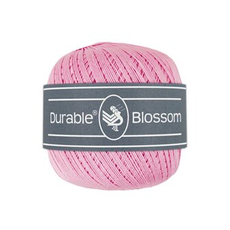 Durable  Blossom brei- en haakgaren -  Pink  50 gram - 280 meter 100% katoen