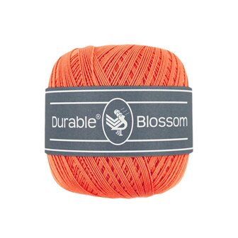 Durable  Blossom brei- en haakgaren -  Orange 50 gram - 280 meter 100% katoen