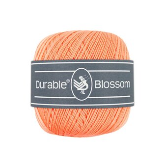 Durable  Blossom brei- en haakgaren -  Apricot  50 gram - 280 meter 100% katoen