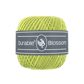 Durable  Blossom brei- en haakgaren -  Lime  50 gram - 280 meter 100% katoen
