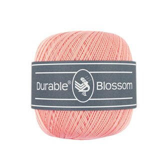 Durable  Blossom brei- en haakgaren -  Peach  50 gram - 280 meter 100% katoen