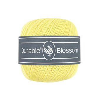 Durable  Blossom brei- en haakgaren -  Light Yellow  50 gram - 280 meter 100% katoen