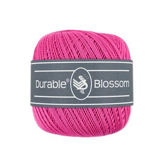 Durable  Blossom brei- en haakgaren -  Magenta  50 gram - 280 meter 100% katoen