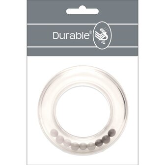 Durable  Rammelaar met balletjes 80mm, 1 stuk 