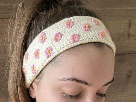 Garenpakket Duizend Madeliefjes Hoofdband