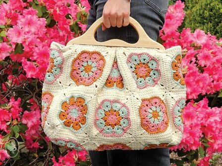 Durable garenpakket  Boho Flower Granny Tas