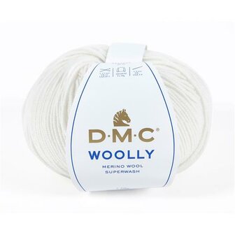 Woolly Merino wol 03 ivory brei- en haakgaren DMC 488