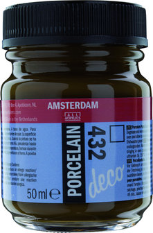 Amsterdam Deco Porcelain 50 ml Flacon 432 Terra