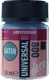 Amsterdam Deco Universal Satin 16 ml Flacon 800 Zilver