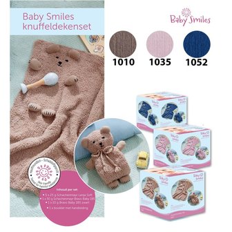 Schachenmayr Baby Smiles Knuffeldekenset 1052 Blauw/Jeans