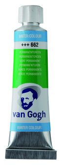Van Gogh Aquarelverf tube 10 ml 662 Permanentgroen