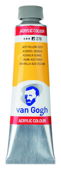 Van Gogh Acrylverf tube 40ml 270 Azogeel donker