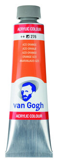 Van Gogh Acrylverf tube 40ml 276 Azo oranje