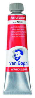 Van Gogh Acrylverf tube 40ml 396 Naftolrood middel