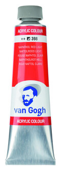 Van Gogh Acrylverf tube 40ml 398 Naftolrood licht