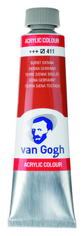 Van Gogh Acrylverf tube 40ml 411 Sienna gebrand