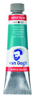 Van Gogh Acrylverf tube 40ml 522 Turkooisblauw