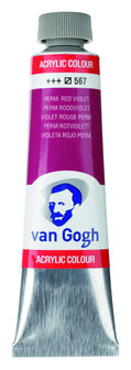 Van Gogh Acrylverf tube 40ml 567 Permanentroodviolet