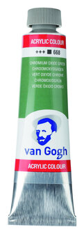 Van Gogh Acrylverf tube 40ml 668 Chroomoxydgroen