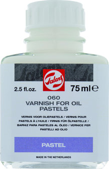 Talens 060 Vernis voor oliepastels flacon 75 ml