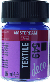 Amsterdam Deco Textiel 16 ml Flacon 549 Blauwviolet dekkend