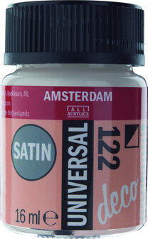 Amsterdam Deco Universal Satin 16 ml Flacon 122 Gebroken wit