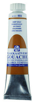 Gouache Plakkaatverf Extra Fijn tube 20 ml 803 Donkergoud