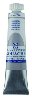 Gouache Plakkaatverf Extra Fijn tube 20 ml 718 Warmgrijs