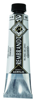 Rembrandt Acrylverf tube 40 ml nr. 104 Zinkwit