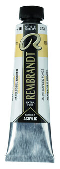 Rembrandt Acrylverf tube 40 ml nr. 223 Napelsgeel donker