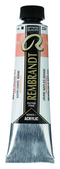 Rembrandt Acrylverf tube 40 ml nr. 224 Napelsgeel rood