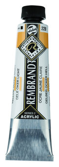 Rembrandt Acrylverf tube 40 ml nr. 228 Gele oker licht