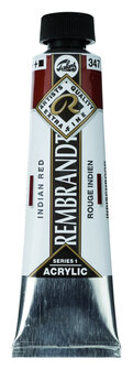 Rembrandt Acrylverf tube 40 ml nr. 347 Indischrood