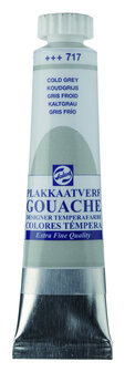 Gouache Plakkaatverf Extra Fijn tube 20 ml 717 Koudgrijs