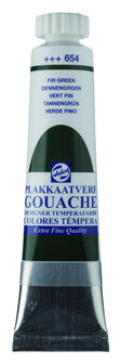 Gouache Plakkaatverf Extra Fijn tube 20 ml 654 Dennegroen
