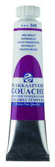 Gouache Plakkaatverf Extra Fijn tube 20 ml 545 Roodviolet