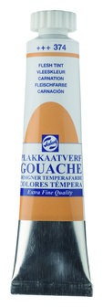 Gouache Plakkaatverf Extra Fijn tube 20 ml 374 Vleeskleur