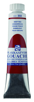 Gouache Plakkaatverf Extra Fijn tube 20 ml 302 Donkerrood