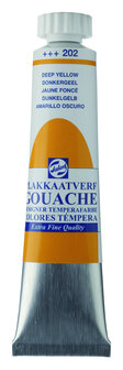 Gouache Plakkaatverf Extra Fijn tube 20 ml 202 Donkergeel