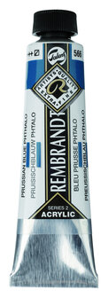 Rembrandt Acrylverf tube 40 ml nr. 566 Pruisischblauw (phtalo)